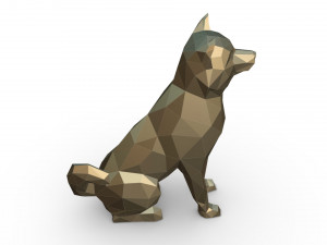 Shiba inu 3D Druckmodell