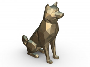 Shiba inu 3D Druckmodell