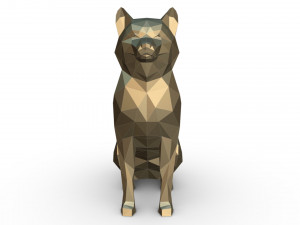 Shiba inu 3D Druckmodell