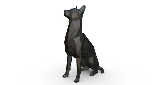 malinois belga Modello di stampa 3D .c4d .max .obj .3ds .fbx .stl .blend 