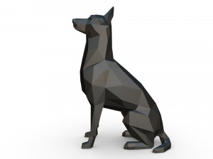 belgian malinois 3Dプリントモデル