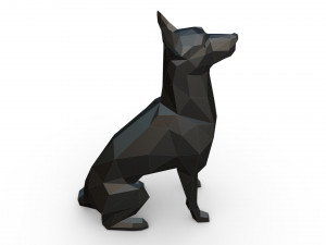 belgian malinois 3Dプリントモデル