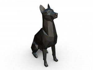 belgian malinois 3Dプリントモデル
