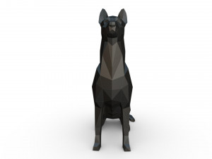 belgian malinois 3Dプリントモデル