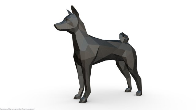 basenji Modèles 3D en vedette .c4d .max .obj .3ds .fbx .stl .blend 