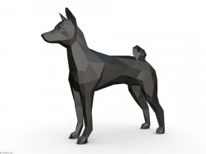 basenji Model Cetak 3D