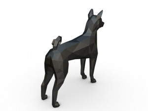 basenji Modèles 3D en vedette