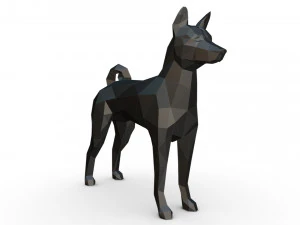 basenji Modello di stampa 3D