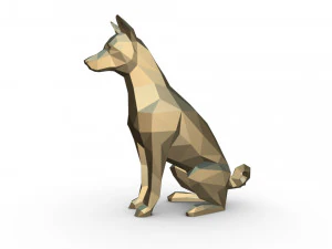 Basenji 2 3D Baskı Modeli