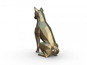 basenji 2 3D Print Model