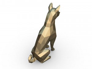 basenji 2 3D 打印模型