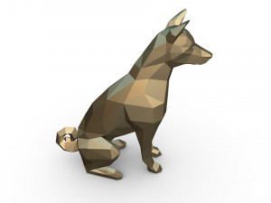 basenji 2 3D 打印模型