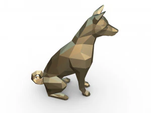 basenji 2 3D Print Model
