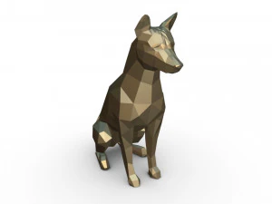 basenji 2 3D Print Model