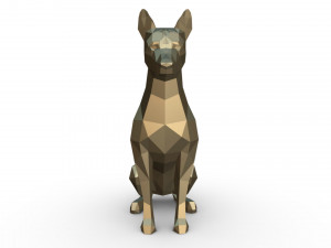 basenji 2 3D 打印模型