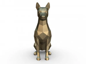 basenji 2 3D Print Model