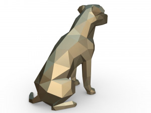 Amstaff figure 3 3D Принт Модель