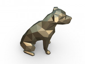 Amstaff figure 3 3D Принт Модель