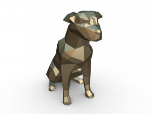 Amstaff figure 3 3D Принт Модель