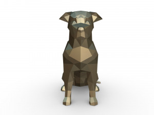 Amstaff figure 3 3D Принт Модель