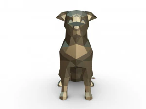 Amstaff figure 3 3D Print Model