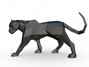 black panther 3D Print Model