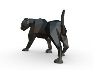 black panther 3D Print Model