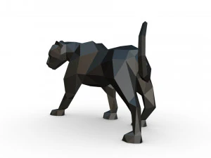 black panther 3D Print Model