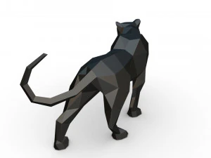 black panther 3D Print Model