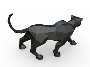 black panther 3D Print Model