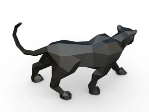 black panther 3D Print Model