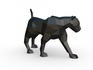 black panther 3D Print Model