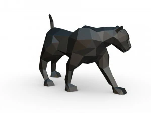 black panther 3D Print Model