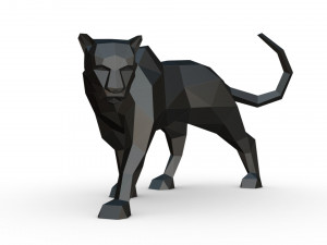 black panther 3D Print Model