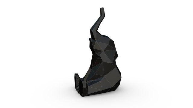 Elephant figure 3D Принт Модель .c4d .max .obj .3ds .fbx .stl .blend 
