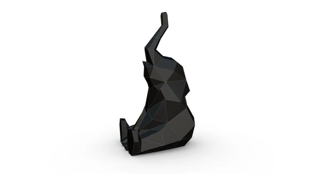 Figura di elefante Modello di stampa 3D .c4d .max .obj .3ds .fbx .stl .blend 