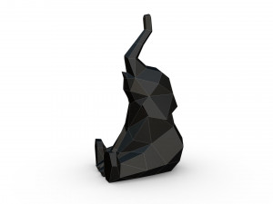 Elephant figure 3D Print Model