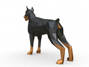 doberman figure 3 3D 프린트 모델