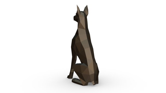 doberman figure 6 Model do druku 3D in Zwierz t 3DExport
