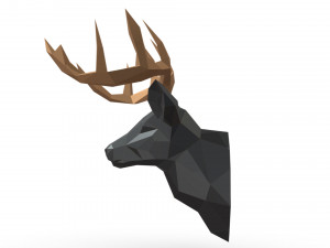 deer head trophy 3D 打印模型