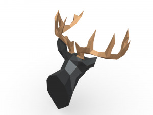 deer head trophy 3D 打印模型