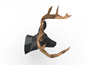 deer head trophy 3D 打印模型