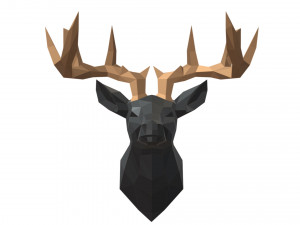 deer head trophy 3D 打印模型