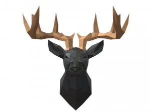 deer head trophy 3D Print Model