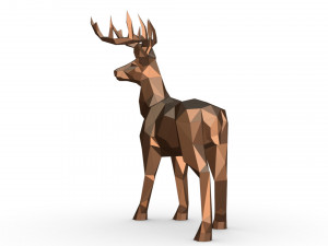 deer 3D Baskı Modeli