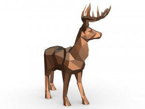 deer 3D Baskı Modeli