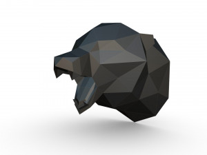 bear head trophy 3D Принт Модель