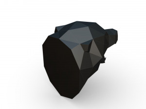 bear head trophy Model do druku 3D