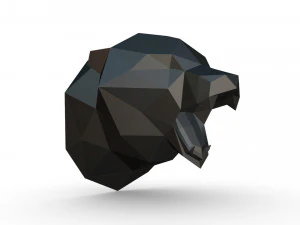 трофей в виде головы медведя 3D Принт Модель