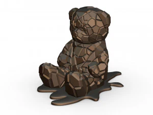 figura de urso Modelo de Impressão 3D